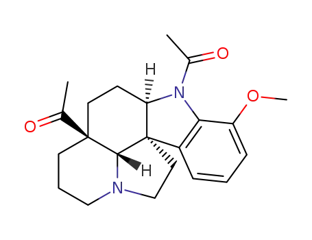 Molecular Structure of 36458-96-5 (Aspidospermidin-20-one, 1-acetyl-17-methoxy-)
