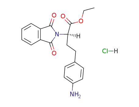 (<i>R</i>)-4-(4-amino-phenyl)-2-phthalimido-butyric acid ethyl ester; hydrochloride