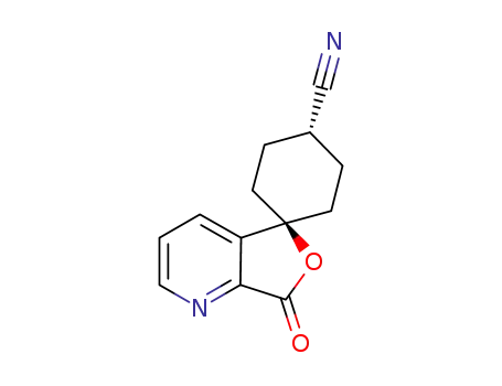 trans-3-oxo-3H-spiro[4-aza-2-benzofuran-1,1'-cyclohexane]-4'-carbonitrile