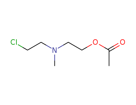 2-[2-chloroethyl(methyl)amino]ethyl acetate