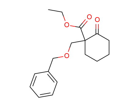 Cyclohexanecarboxylicacid, 2-oxo-1-[(phenylmethoxy)methyl]-, ethyl ester cas  36370-29-3
