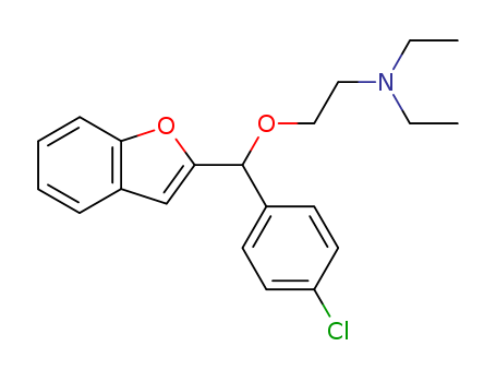 2-[BENZOFURAN-2-YL-(4-CHLOROPHENYL)METHOXY]-N,N-DIETHYL-ETHANAMINE