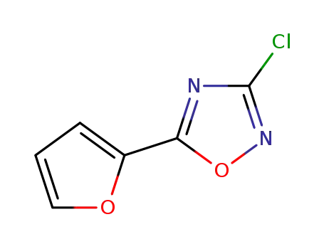 3-chloro-5-(2-furanyl)-1,2,4-oxadiazole