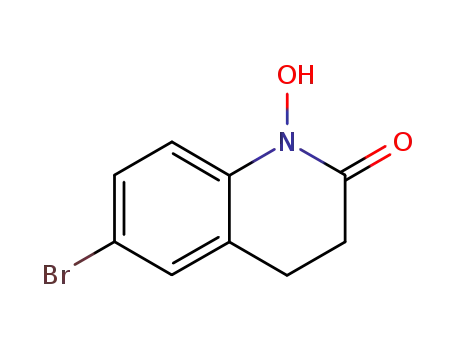 Molecular Structure of 125076-71-3 (6-Bromo-1-hydroxy-3,4-dihydroquinolin-2(1H)-one)