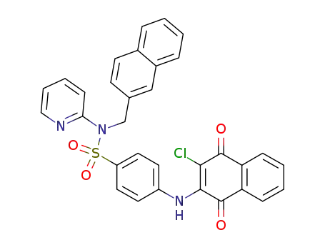 C<sub>32</sub>H<sub>22</sub>ClN<sub>3</sub>O<sub>4</sub>S