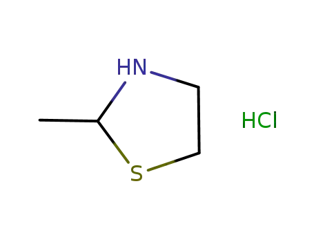 Molecular Structure of 822-37-7 (2-methylthiazolidine hydrochloride)
