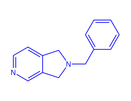 Molecular Structure of 368441-96-7 (2-Benzyl-2,3-dihydro-1H-pyrrolo[3,4-C]pyridine)