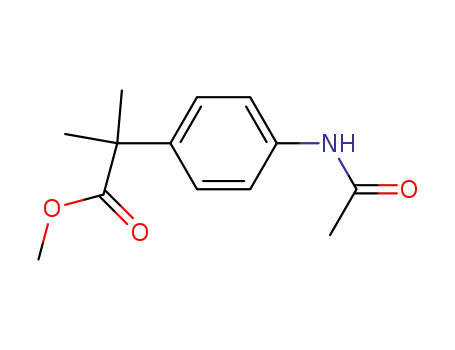 2-(4-acetylamino-phenyl)-2-methyl-propionic acid methyl ester