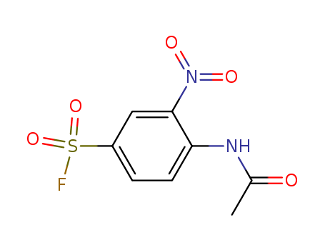 Benzenesulfonyl fluoride, 4-(acetylamino)-3-nitro- cas  365-65-1