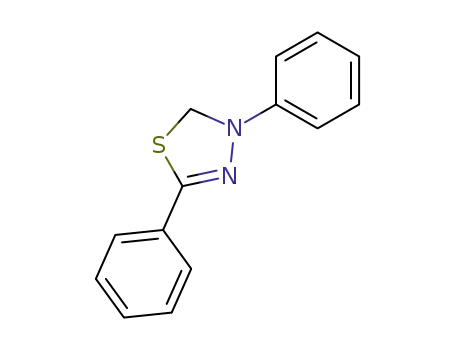Molecular Structure of 36358-07-3 (3,5-Diphenyl-2,3-dihydro-1,3,4-thiadiazole)