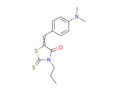 Molecular Structure of 3698-10-0 (5-[[4-(Dimethylamino)phenyl]methylene]-3-propyl-2-thioxo-4-thiazolidinone)