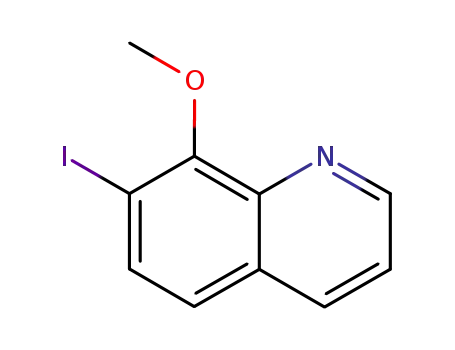 Molecular Structure of 36749-00-5 (7-iodo-8-methoxyquinoline)