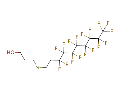 Molecular Structure of 36880-07-6 (6-(PERFLUOROOCTYL)-4-THIAHEXAN-1-OL)