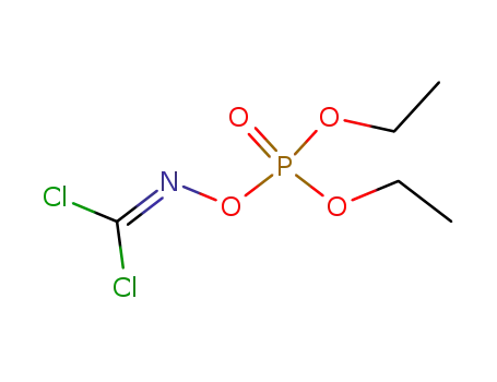 Molecular Structure of 36613-73-7 ((dichloromethyleneamino) diethyl phosphate)