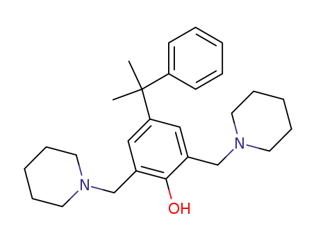4-(1-Methyl-1-phenylethyl)-2,6-bis(1-piperidinylmethyl)phenol