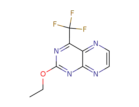 Molecular Structure of 32706-08-4 (4-Trifluoromethyl-2-ethoxypteridine)