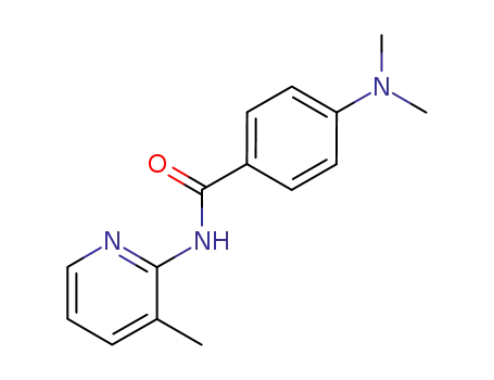 Molecular Structure of 36844-94-7 (2-(p-(Dimethylamino)benzamido)-3-picoline)
