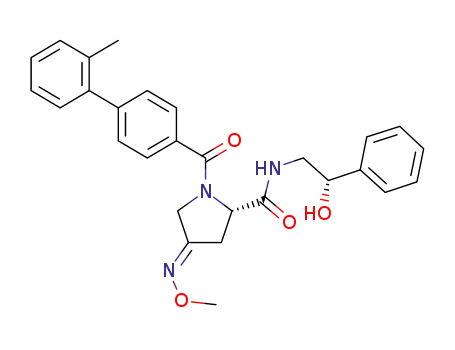 2-PyrrolidinecarboxaMide, N-[(2S)-2-hydroxy-2-phenylethyl]-4-(MethoxyiMino)-1-[(2'-Methyl[1,1'-biphenyl]-4-yl)carbonyl]-, (2S,4Z)-