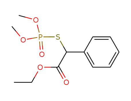 Benzeneacetic acid, a-[(dimethoxyphosphinyl)thio]-,ethyl ester