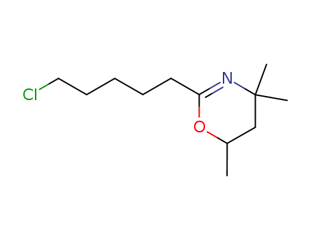 4H-1,3-Oxazine,2-(5-chloropentyl)-5,6-dihydro-4,4,6-trimethyl-