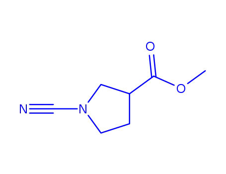 3-피롤리딘카르복실산,1-시아노-,메틸에스테르(9CI)