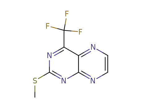 Molecular Structure of 32710-61-5 (2-Methylthio-4-trifluoromethylpteridine)