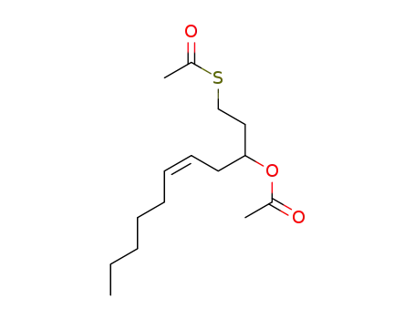 Molecular Structure of 36948-67-1 ((-)-Thioacetic acid S-(3-acetoxy-5-undecenyl) ester)
