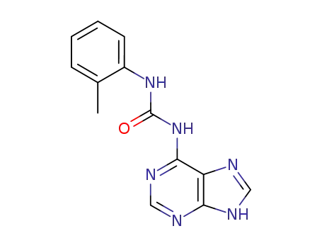 N-(2-메틸페닐)-N'-(1H-퓨린-6-일)우레아