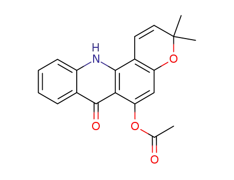 6-Acetoxy-3,12-dihydro-3,3-dimethyl-7H-pyrano[2,3-c]acridin-7-one