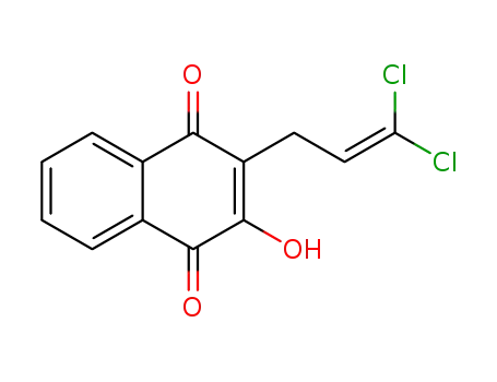 Molecular Structure of 36417-16-0 (dichloroallyl lawsone)