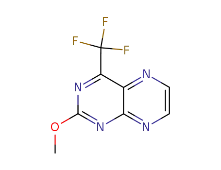 Molecular Structure of 32706-07-3 (2-Methoxy-4-(trifluoromethyl)pteridine)