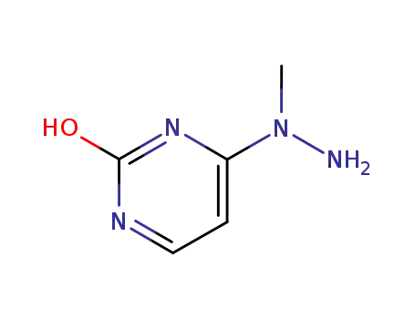 Molecular Structure of 3310-45-0 (2(1H)-Pyrimidinone, 4-(1-methylhydrazino)- (7CI,8CI,9CI))