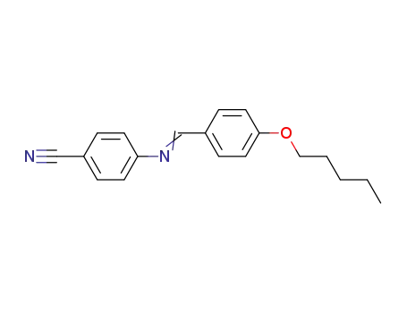 Molecular Structure of 37075-25-5 (4'-(AMYLOXY)BENZYLIDENE-4-CYANOANILINE)