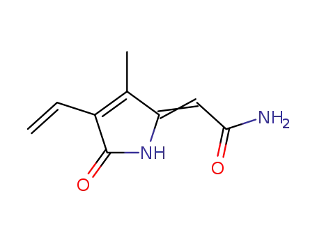 2-[(2Z)-4-ethenyl-3-methyl-5-oxo-2,5-dihydro-1H-pyrrol-2-ylidene]acetamide