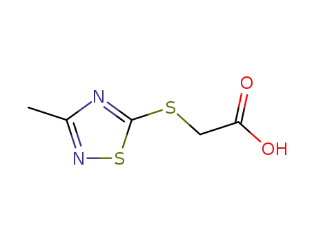 2-[(3-Methyl-1,2,4-thiadiazol-5-yl)thio]acetic acid