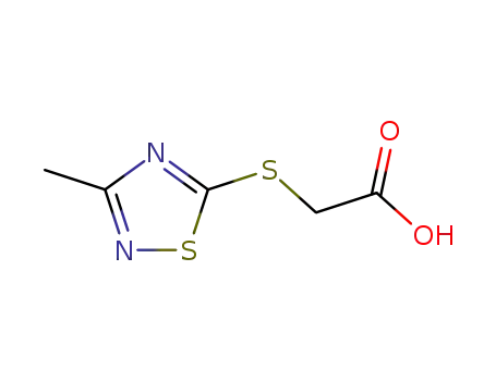 2-[(3- 메틸 -1,2,4- 티아 디아 졸 -5- 일) 티오] 아세트산