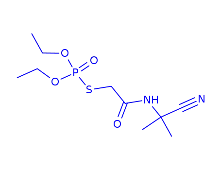 Molecular Structure of 3734-95-0 (Cyanthoate wettable powder granules)