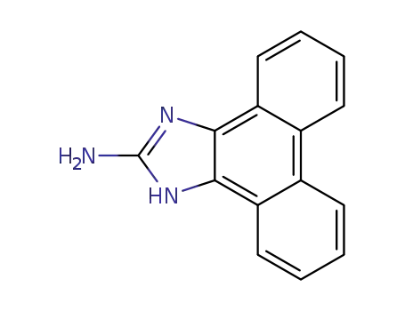 Molecular Structure of 37052-13-4 (2-aminophenanthroimidazole)