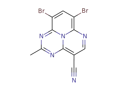 7,9-Dibromo-2-methyl-1,3,6,9b-tetraazaphenalene-4-carbonitrile