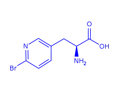 3-Pyridinepropanoicacid,-alpha--amino-6-bromo-(9CI)
