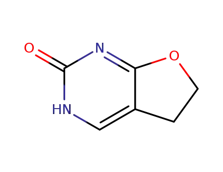 Molecular Structure of 37107-74-7 (Furo[2,3-d]pyrimidin-2(1H)-one, 5,6-dihydro- (9CI))