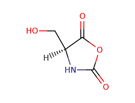 Molecular Structure of 33043-54-8 (L-Serine N-Carboxyanhydride)