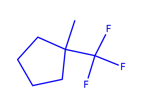 Cyclopentane, 1-methyl-1-(trifluoromethyl)- (9CI)