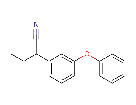Molecular Structure of 33021-23-7 (2-(3-phenoxyphenyl)butyronitrile)