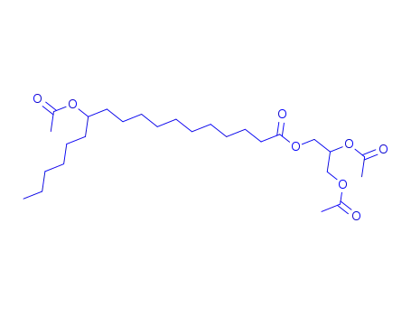 Molecular Structure of 330198-91-9 (12-(ACETOXY)STEARICACID,2,3-BIS(ACETOXY)PROPYLESTER)