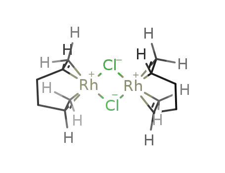 Molecular Structure of 32965-49-4 (CHLORO(1,5-HEXADIENE)RHODIUM(I) DIMER)