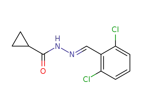 Cyclopropanecarboxylic acid [1-(2,6-dichloro-phenyl)-meth-(E)-ylidene]-hydrazide