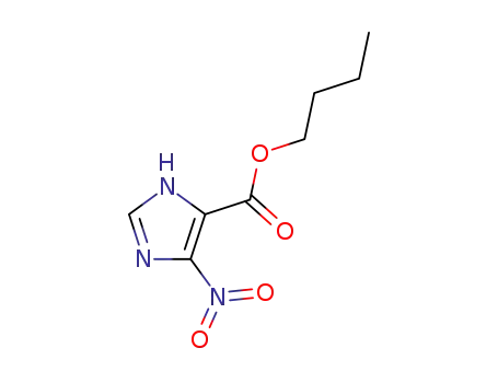 Molecular Structure of 37447-02-2 (butyl 4-nitro-1H-imidazole-5-carboxylate)