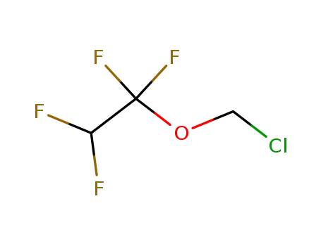 Molecular Structure of 428-93-3 (chloromethyl-(1,1,2,2-tetrafluoro-ethyl)-ether)