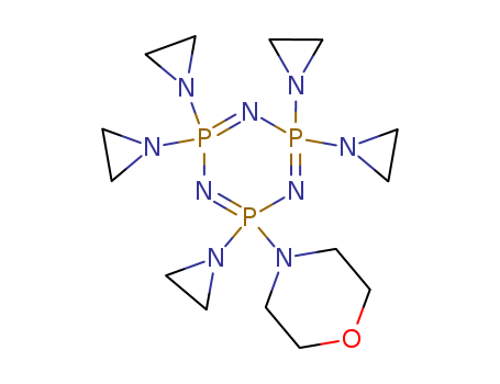 1,3,5,2,4,6-Triazatriphosphorine,2,2,4,4,6-pentakis(1-aziridinyl)-2,2,4,4,6,6-hexahydro-6-(4-morpholinyl)- (9CI)